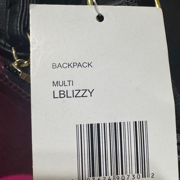 Betsey Johnson Colorful Heart Pattern Backpack